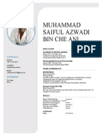 Muhammad Saiful Azwadi Bin Che Ani