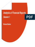 Analysis of Financial Reports
