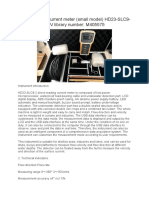 Operating Procedure of Direct-Reading Current Meter (Small Model) HD23-SLC9-2DV