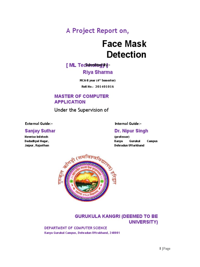 Face Mask Detection New3 | PDF | Machine Learning | Computer Vision