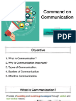 Command On Communication PDF