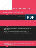 Rizal - Nation and Nationalism