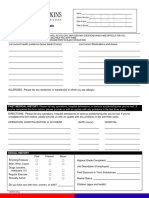 Joh Hopkins New Patient Formt PDF