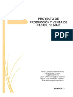 Producción y venta de pasteles de maíz