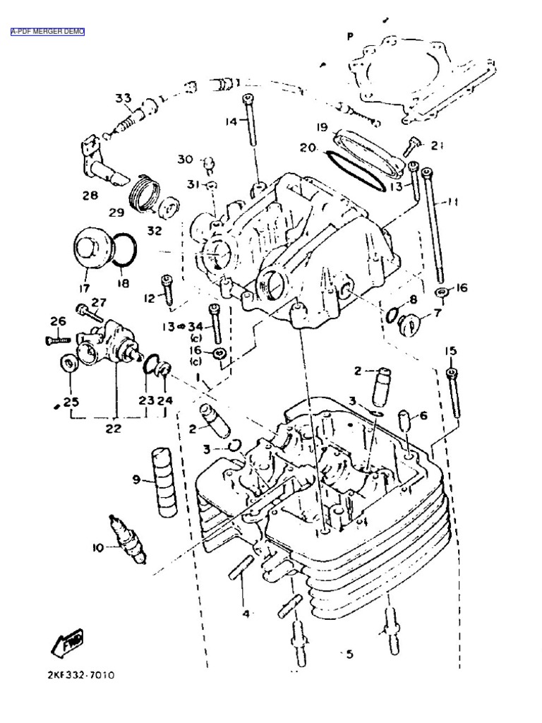 Xt600 2kf 87-89 Service Manual | PDF