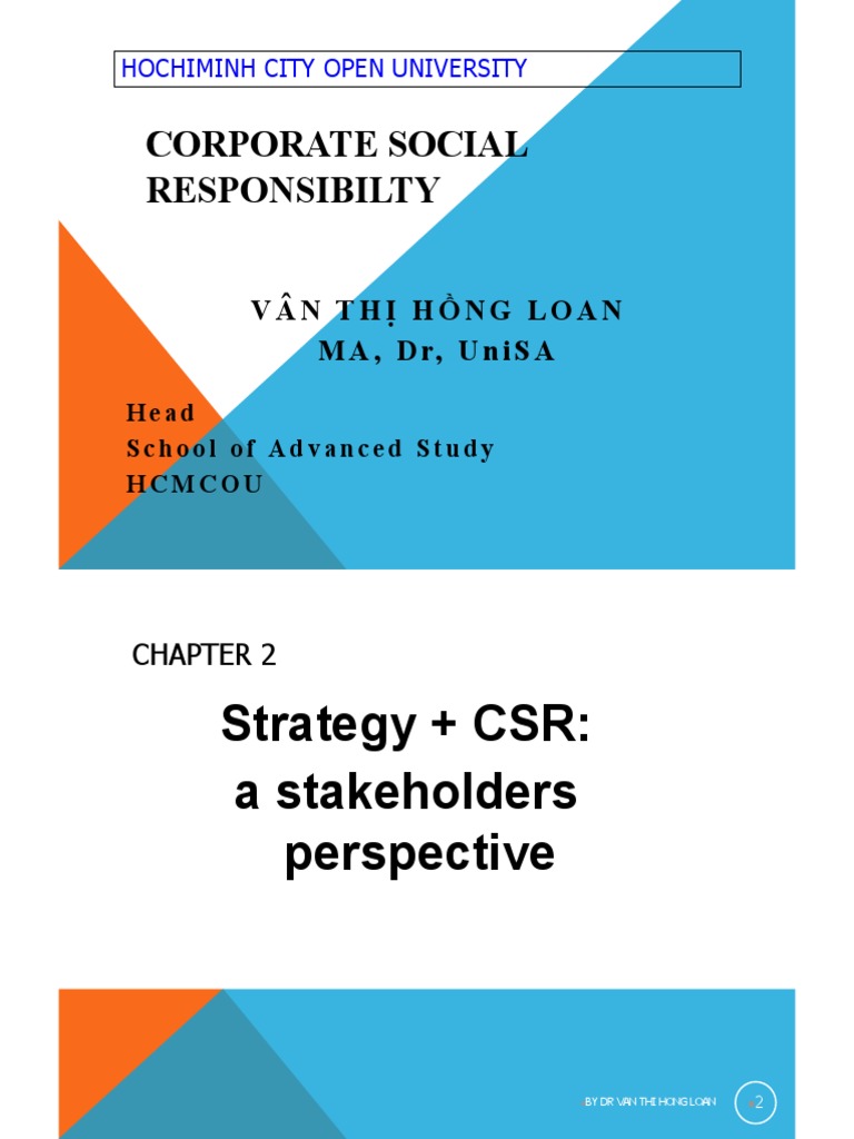 Stakeholder in CSR | PDF | Corporate Social Responsibility ...
