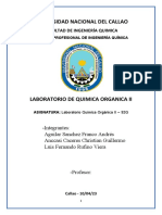 Informe-Quimica Organica II - Grupo 3 (Labo 3)