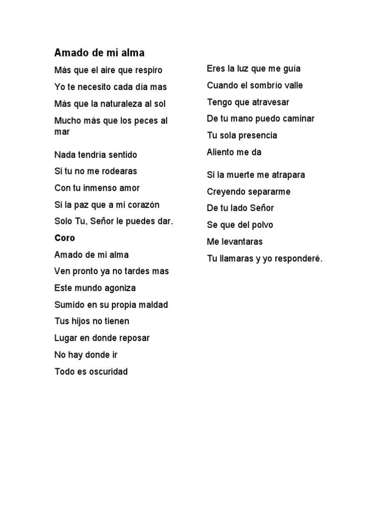 Amado de Mi Alma PDF