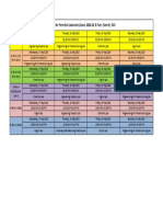 SVU B.Tech Sem-II Term-End Lab Exam Routine 2022-23