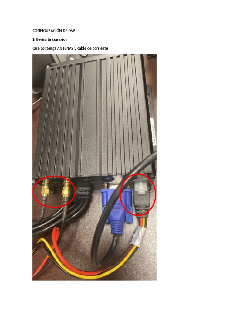 Configuración de DVR PDF