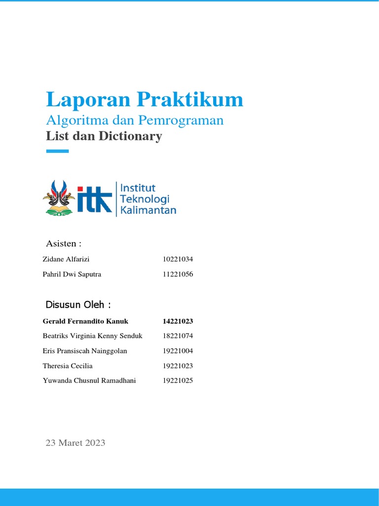 Praktikum List dan Matriks Python | PDF