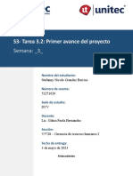 Grandez - Tarea 3.2 Primer Avance Del Proyecto