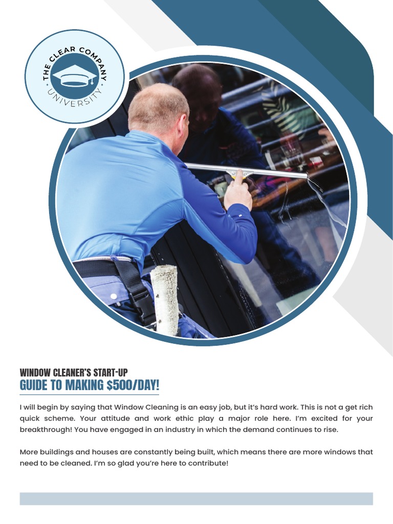 Window Cleaning Brochure PDF