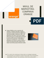 Mixul de Marketing,Compania Orange 5