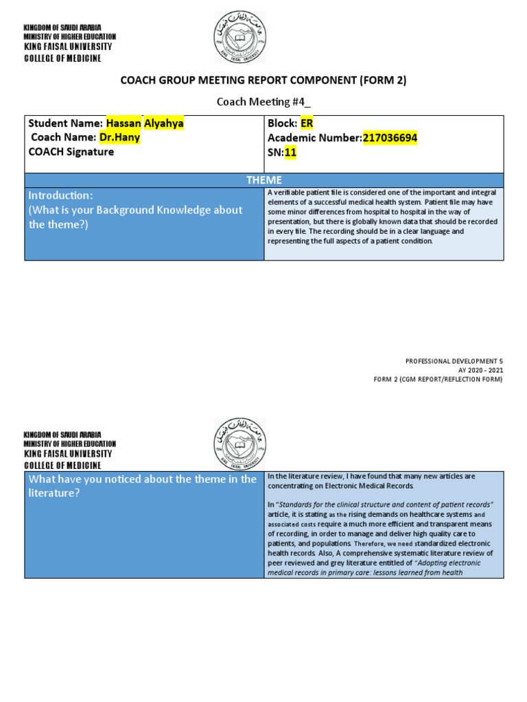 Importance Of Accurate Medical Records