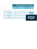 DBC Engenharia - Requerimento de Materiais