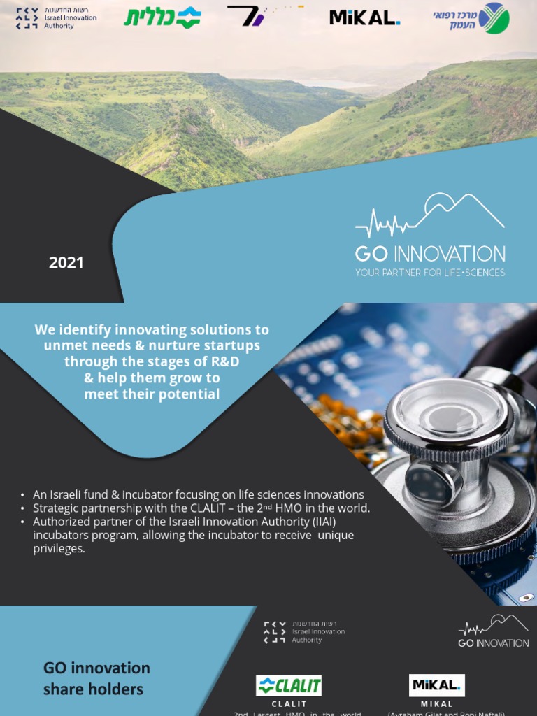 Clalit Health Services Innovation Fund | PDF | Startup Company | Small ...
