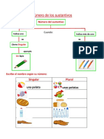 Sustantivos singular y plural