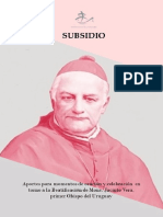Subsidio - Celebraciones en Torno A La Beatificación de Mons. Jacinto Vera