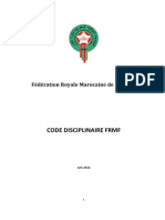 Code Disciplinaire FRMF Juin 2022