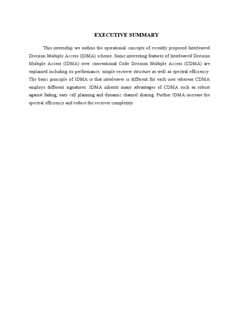 IDAM Internship Report PDF Digital Signal Processing Channel