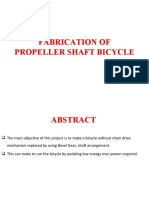 Fabrication of Propeller Shaft Bicycle