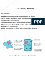 Ch-2 Organisation of The Organism