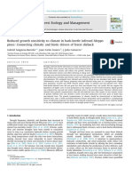 Sangüesa-Barreda Et Al. 2015. FORECO. Bark Beetles