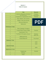 Quarter 2: Supplementary Work