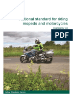 National Standard For Riding Mopeds and Motorcycles