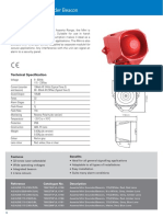 Eaton Fire Devices Industrial Asserta Mini Sounder Beacon Datasheet en