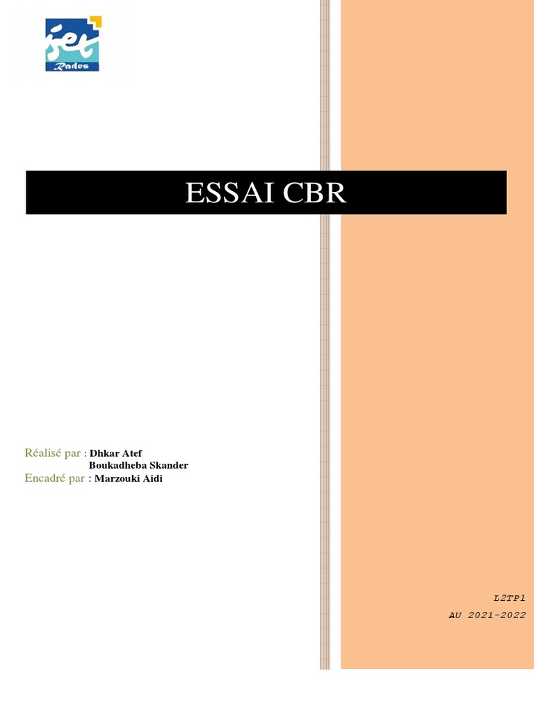 Essai CBR : Portance et Classification | PDF | Sciences physiques ...