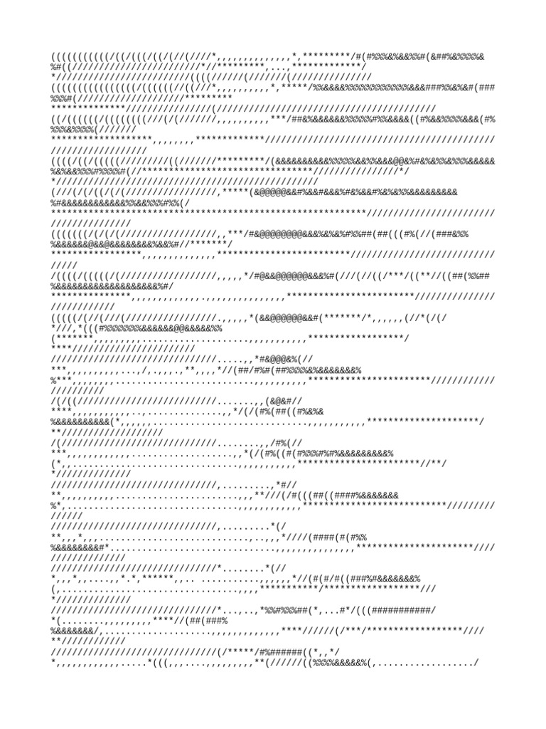 Ascii Art | PDF