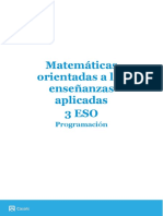 Matemáticas Aplicadas - 3ESO - Principado de Asturias - 2019