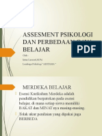 ASSESMENT PSIKOLOGI DAN DIFERENSIASI Gaya Belajar