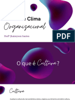 Cultura e Clima Organizacional