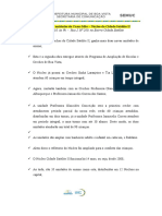 Briefing - Entrega de Duas Unidades de Casas Mãe - Núcleo Do Cidade Satélite II