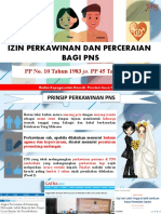 Materi Sosialisasi Izin Perkawinan Dan Perceraian PNS (Fix)