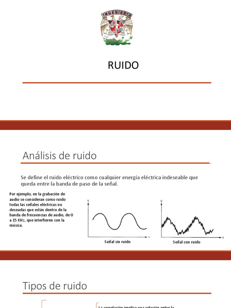 Ruido PDF Distorsión Ingenieria Eléctrica