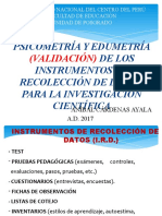 (3º) Validación de I.R.D