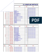 12.sinif Ders Programi