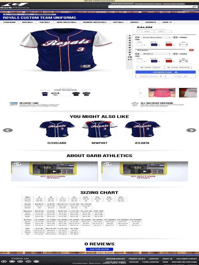 Uniform Builder Garb Athletics PDF PDF