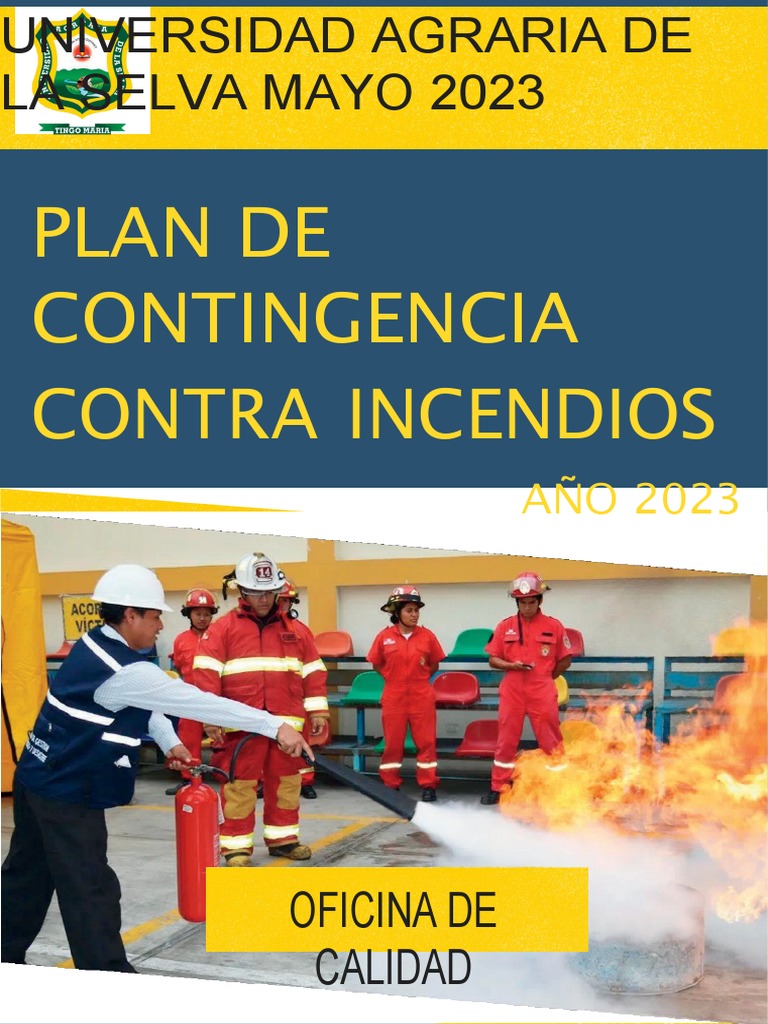Plan de Contingencia Incendios 2023 | PDF | Defensa Civil | Protección ...