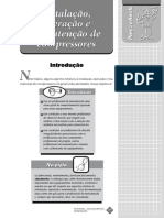 Instalação, operação e manutenção de compressores