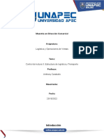 Control de Lectura 3. Estructura de Logística y Transporte