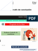 Párrafo de Conclusión