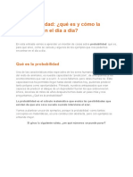 Guía - La Probabilidad, ¿Qué Es y Cómo La Utilizamos en El Día A Día