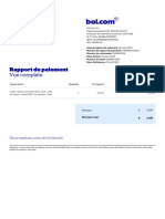 Rapport de Paiement: Vue Complète