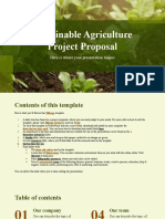 Sustainable Agriculture Project Proposal XL by Slidesgo