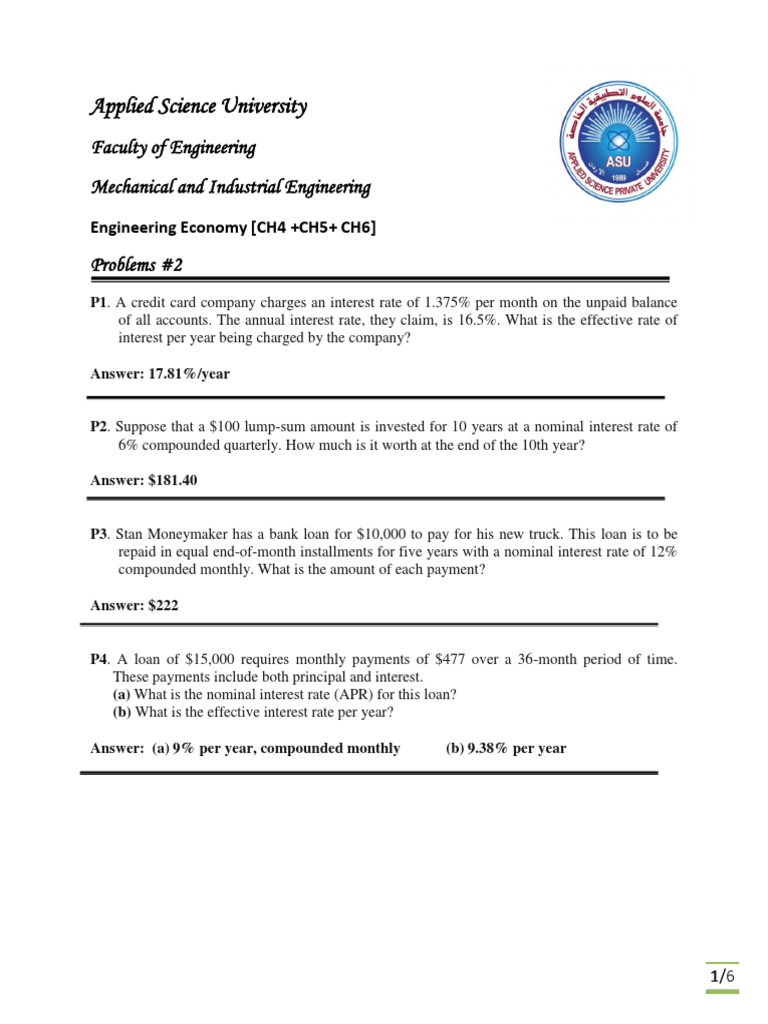 Applied Science University Faculty of Engineering Mechanical and